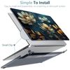 Batianda Premium Case for 2024 Microsoft Surface Laptop 13.8" Touchscreen (7th Edition) Creative Pattern Durable Scratch-Resistant Easy Install,with Keyboard Cover & Screen Protector,Blooming Flowers