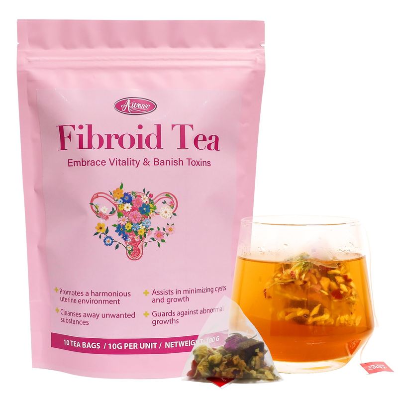 Auranic Natural Fibroid Herbal Tea Shrink & Ovarian Cysts Treatment ...