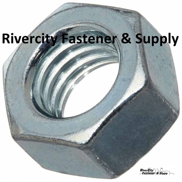 (1) M8-1.25 Left Hand Thread Hex Nuts 8mm With 13mm Hex Reverse Thread M8x1.25
