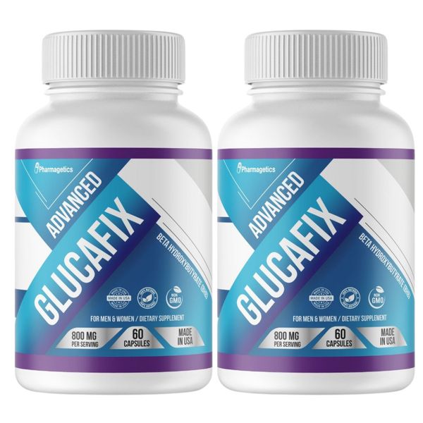 Advanced GlucaFix - 2 Bottles, 120 Capsules