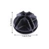 PRETYZOOM 120pcs Wire Cube Connectors, Plastic Storage Cube Connectors, Wire Grid Organizer Shelf Accessory, Black