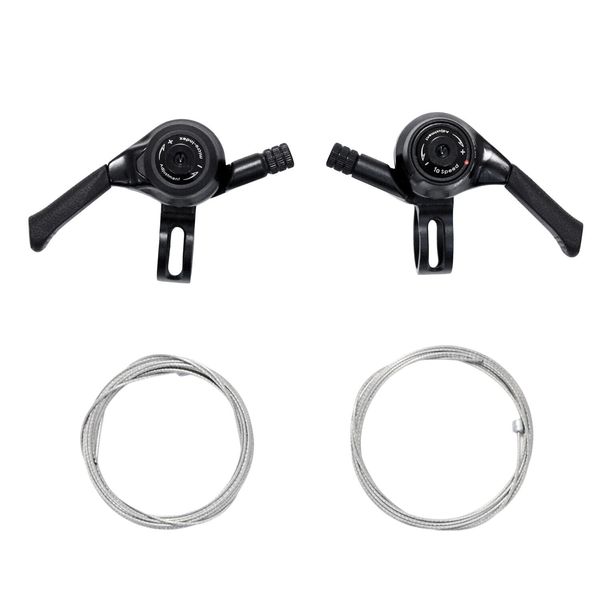 microSHIFT SL-M10 2/3x10 Speed Thumb Shifter Set Shimano Compatible, MIS2766