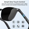 Smart Bluetooth Glasses, Built-in Mic/Speakers, 2 Interchangeable Filter Lenses