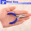 Speedwox Mini Pliers for Jewellery Making 3" Blue