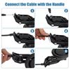 2set Sofa Recliner Release Pull Handle Replacement Sofa Couch Cable Lever Switch