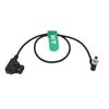 D-tap Locking DC Right Angle Power Supply Cable for Zaxcom QRX, Decimator Design MD-CROSS DMON-QUAD