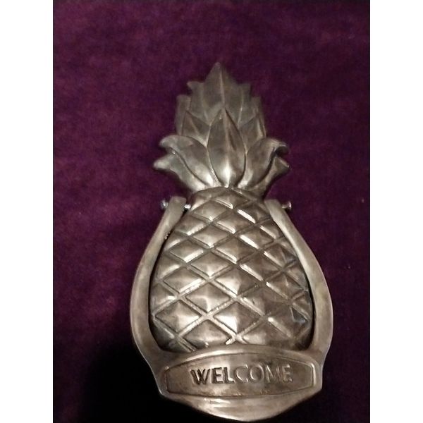 Brass Pineapple Door Knocker Welcome Handle