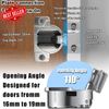 Blum 110° Cabinet Hinge Replacement 8 Pack Screw-In Compact 33 for Open Side Doo