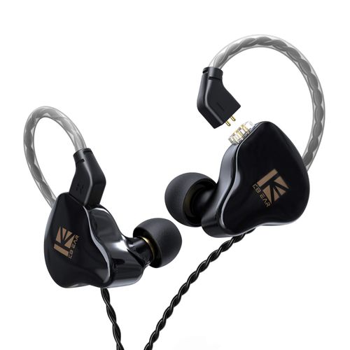 Yinyoo KBEAR KS1 Wired in Ear Monitors, 1DD Deep Bass Earbuds Earphone, Noise Cancelling in-Ear Earbuds for Laptop Android Phone Computer, Lightweight Running Earphones Headphones (Black, No mic)