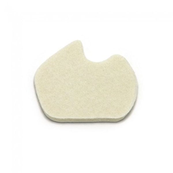 Sesamoid/Dancer Pads, Left Foot, 1/4 Felt, 100 Pads per Pack by Atlas Biomechanics