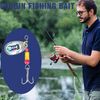 16 Piece Swivel Fishing Accessories Set with Fish Controller and Bait Pliers, Spinner, Blinker, Trout Bait, Pike Bait, Favourite Bait