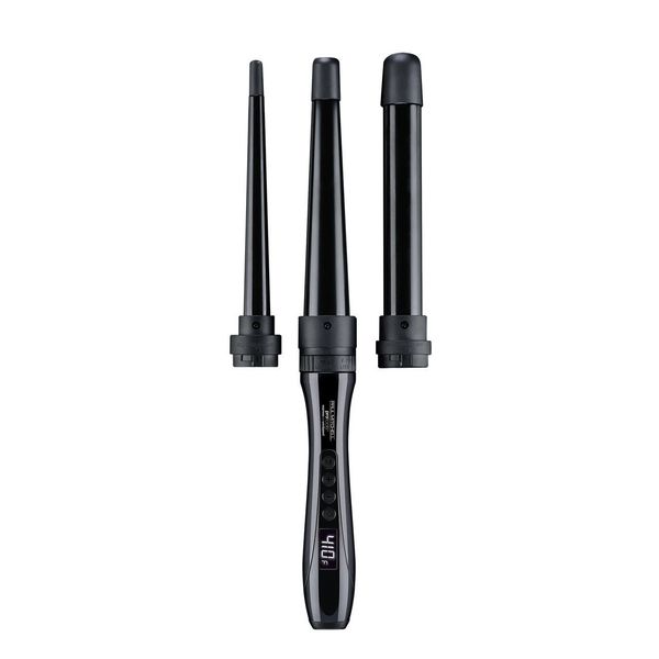 Paul Mitchell Pro Tools Express Ion Unclipped 3-in-1 Ceramic Interchangeable Curling Wand, 3 Barrels for Multiple Hairstyles