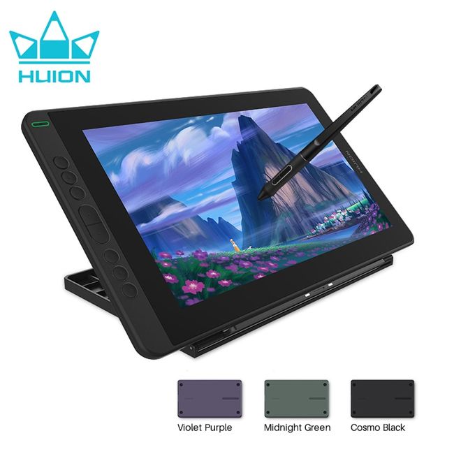 HUION KAMVAS 13 Drawing Tablet with Screen, 13.3 Full-Laminated Graphics  Tablet with Battery-free Pen, Adjustable Stand, 8 Hot Keys for