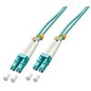 LINDY LWL-Duplexkabel LC/OM3 40m 50/125µm Multimode, blau