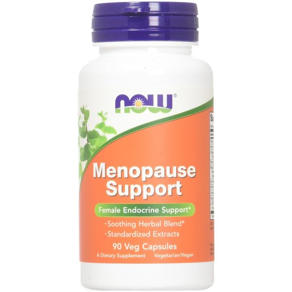 NOW Menopause Support Herbal Blend Capsules Female Endocrine Support 90 Count