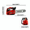 25.4cc Gas Powered Top Handle Chainsaw 2-Stroke Engine Cut Tree Wood w/2 chains