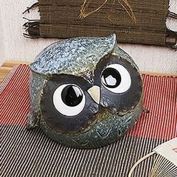 Summer 風物詩. 信楽焼 Ox Don Owl Mosquitoes 遣ri Charger [KR – 0036] 蚊取ri線香 蚊遣 Feeder You See You Get Ceramic Stylish Trendy Summer Mosquito Insect Mosquito Repellent Mosquito Repellent Decor Owl Owl Owl