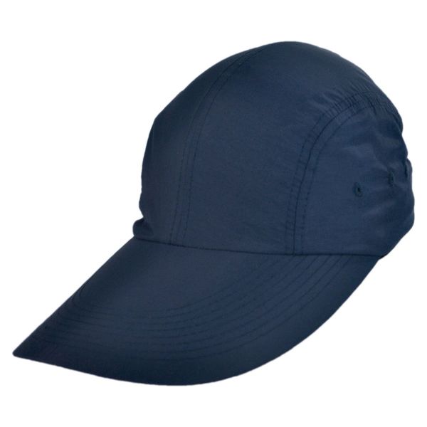 Torrey Hats UPF 50+ Long Bill Adjustable Baseball Cap (Navy Blue)