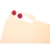 Avery Print/Write Self-Adhesive Removable Labels, 0.75 Inch Diameter, Red, 1008 per Pack (5466)
