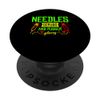 Needle Scrub Rubber Gloves | Phlebotomist | Phlebotomy Tech PopSockets with Interchangeable PopGrip