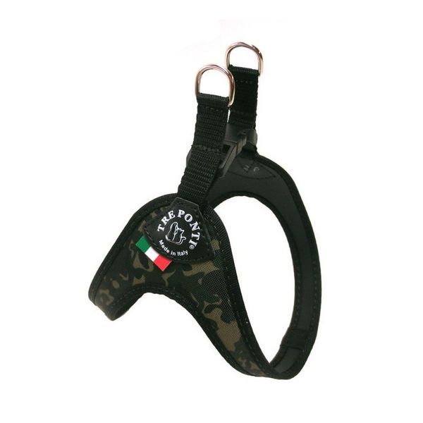 TRE PONTI Easy Fit Fix Dog Harness, Size 1.5, Camouflage