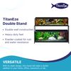 TitanEze 75 Gallon Double Aquarium Stand (2 Stands in 1), Fish Tank Stand, Bird Cage Stand, 50.5" W x 32" H x 18.5" D