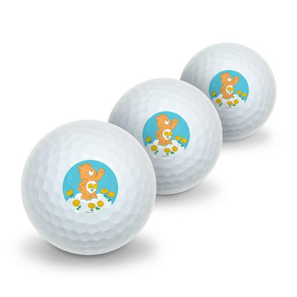 GRAPHICS & MORE Care Bears Friend Bear Novelty Golf Balls 3 Pack