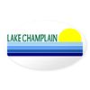 CafePress Lake Champlain Oval Sticker Oval Car Bumper Sticker
