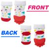 Nuby Soothing Teether Sock, Red Triangles