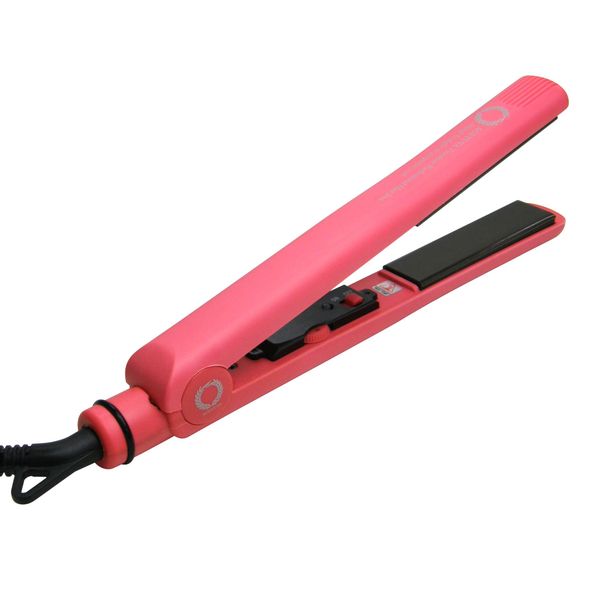 agetuya Hair Iron, For Overseas Use, Agetsuya Pro Hair Straightening Iron (Coral Pink), Titanium, 466°F (220°C), Box Dent Special Price, Agetsuya