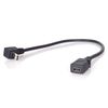 [ZAZ] Micro USB 20cm Extension Cable (Upward Angled L Type)