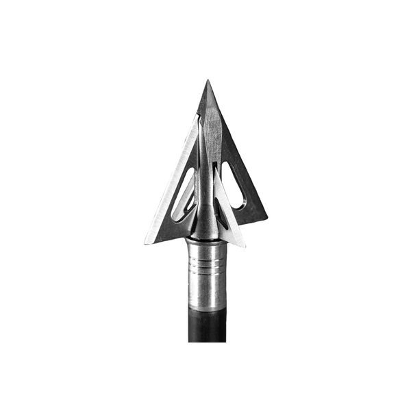 Slick Trick 1 1/16 Viper Trick 3pk 100gr Stainless Broadhead, Silver/Black