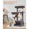 Cat Tree,38.2-Inch Cat Tower for Indoor Cats,Suitable for Kittens with Luxurious