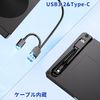 USB 3.0 High Speed Transfer: CD DVD Drive, External USB 3.0 & Type-C Cable, External DVD Drive, CD Drive, Windows/Linux/Mac OS, Internal Cable, Thin, Lightweight, Portable, Read & Write, Error