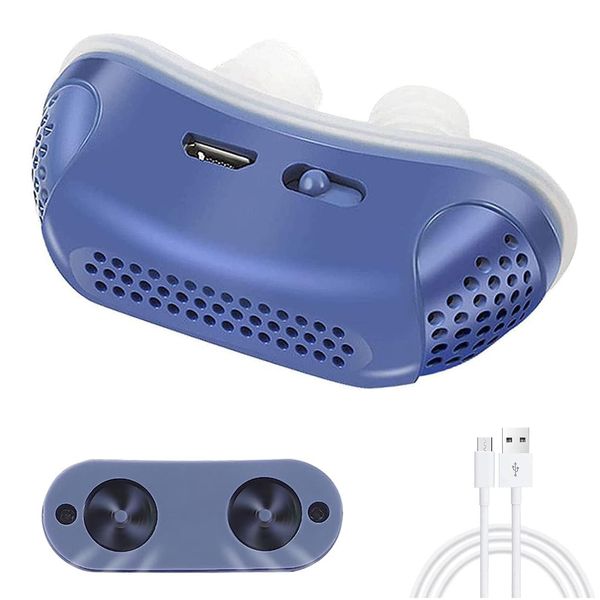 Wearable Anti Snoring Devices, Double Eddy Current Anti Snore Device for All Nose Shapes and All Ages to Reduce Snoring