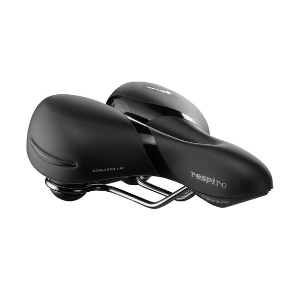 Selle Royal Unisex's Respiro Soft Relaxed Saddle, Black, Large