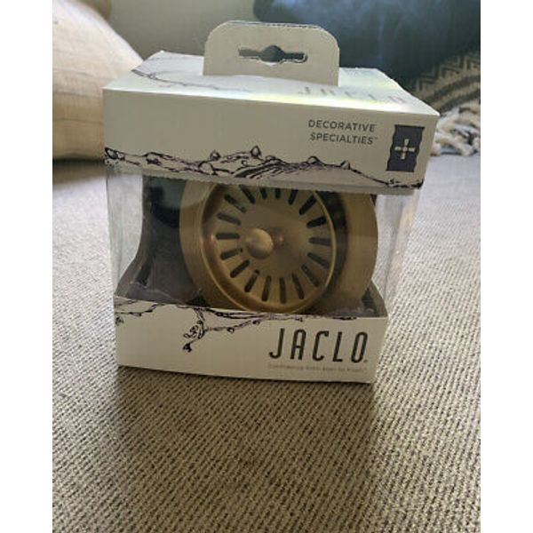 Jaclo 2804-SG Disposal Flange with Strainer Satin Gold/NEW