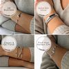 Silverly Women's 925 Sterling Silver Round Bamboo Joint Stackable Bangle Bracelet