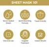 Nykaa Naturals Skin Secrets Bubble Sheet Mask - Improves Skin Elasticity and Increases Moisture Retention - Reduces Puffiness and Redness - Leaves Your Skin Feeling Fresh and Clean - Gold - 0.67 oz