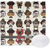 Personalized Hipster Dogs Washcloth