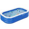 Homech Inflatable Swimming Pools Above Ground Pool With Air pump Kids Family 3M