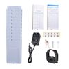 Attendance Punch Time Clock Employee Payroll Recorder LCD Display w/ 100 Cards