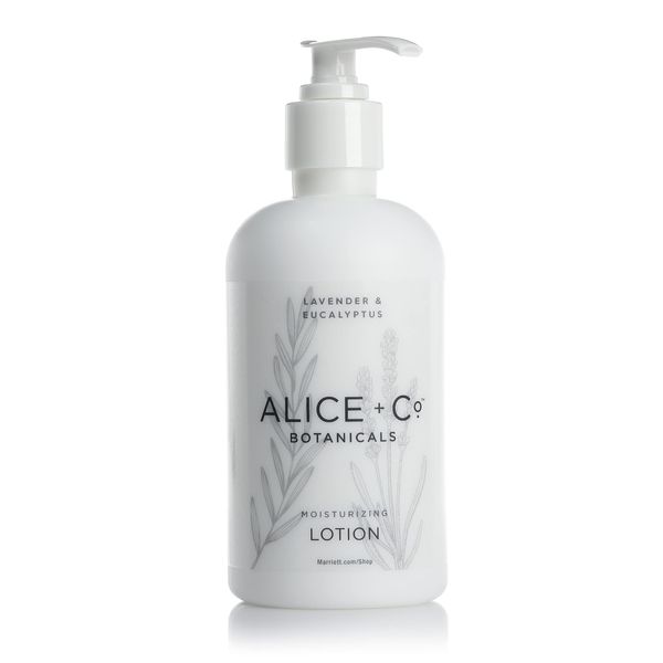 Alice + Co. Body Lotion - Fairfield by Marriott - TownePlace - SpringHill - Moisturizing Hotel Spa Lotion - Lavender & Eucalyptus - 8.5 oz Body Lotion