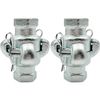 MustBee 4 Sets NPT Iron Air Hose Fitting, Universal Coupling, Chicago Fitting
