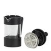 Kela Roma Plastic Coffee Maker 600ml Heat Resistant Black Clear