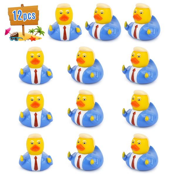 LMTGLDT Rubber Ducks - Rubber Ducks Bulk 12 Pcs,Rubber Duck for Jeeps,Baby Bath Toys,Rubber Duckies for Baby Shower Pool Party Favors