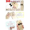 Smartphone Case Clear Ribbon Deco Cover Clear Case Hard Decoration Custom Case , pattern c