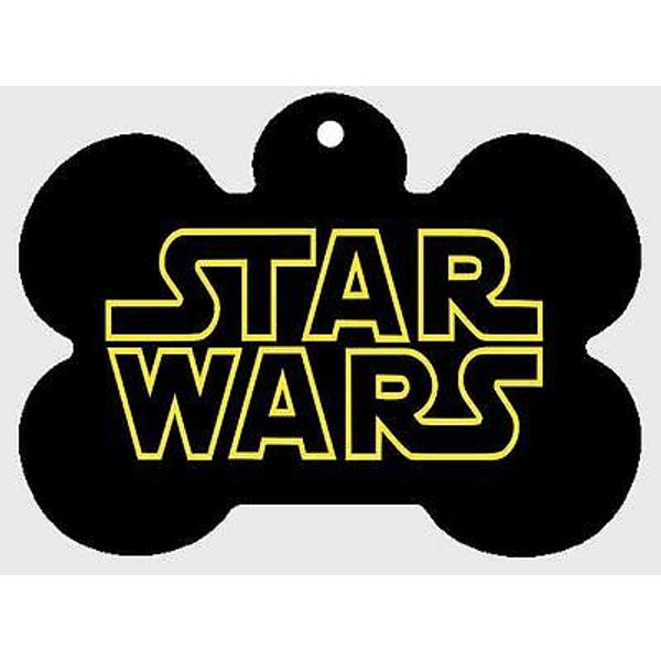 STAR WARS PET ID TAG Personalized Custom Any Name Printed on 2 Sides