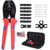 6Pairs Solar Crimping Tool Set Panel PV Cable Connectors Wire Crimper Pliers Kit