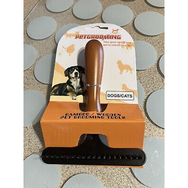 BAMBOO WOODEN PET GROOMING TOOLS PETGROOMING FREE POSTAGE